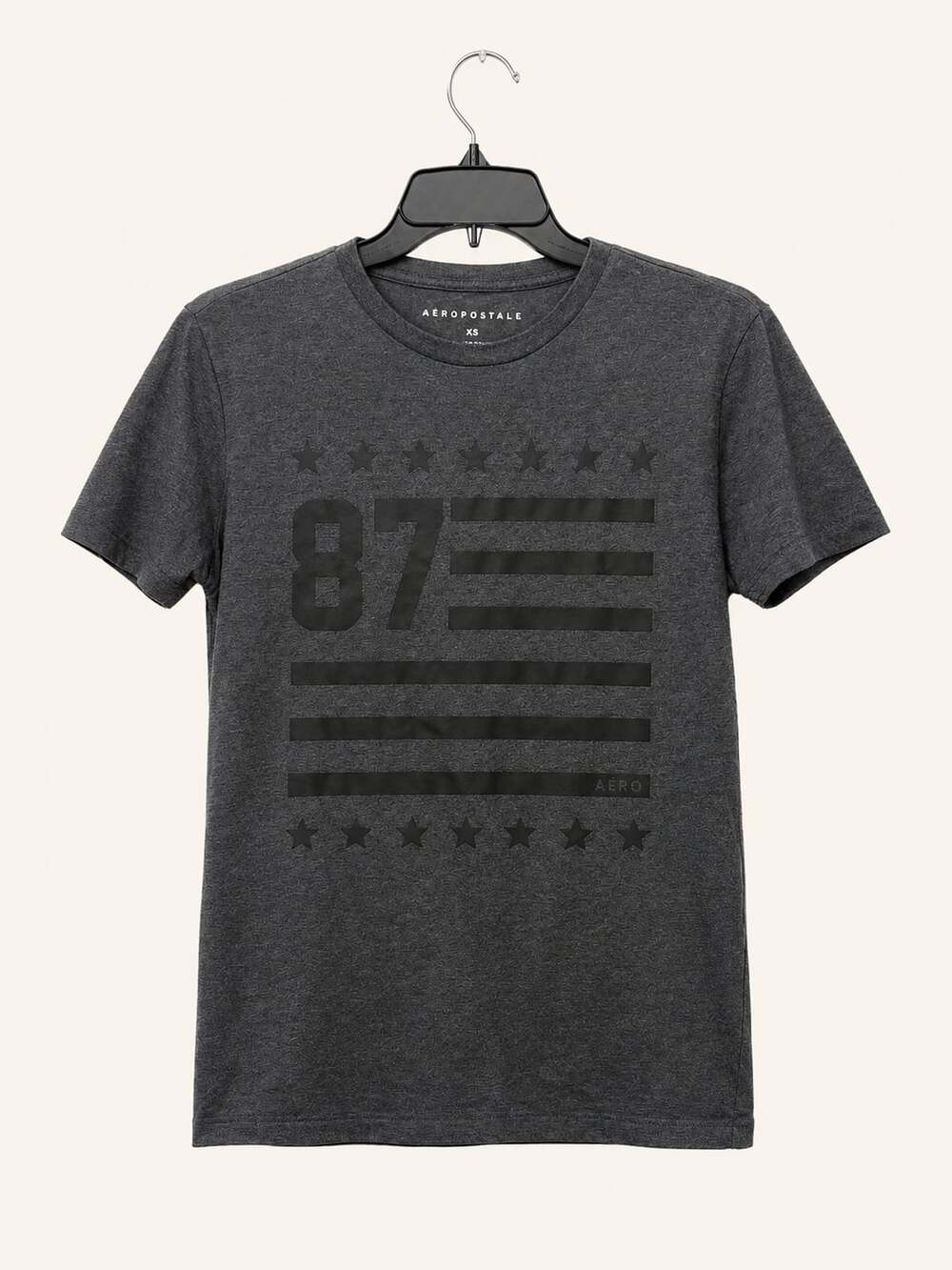 Aeropostale 87 Flag Graphic Tee